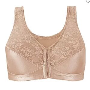 Lace Comfort Women's Posture Bra - Rose Beige
